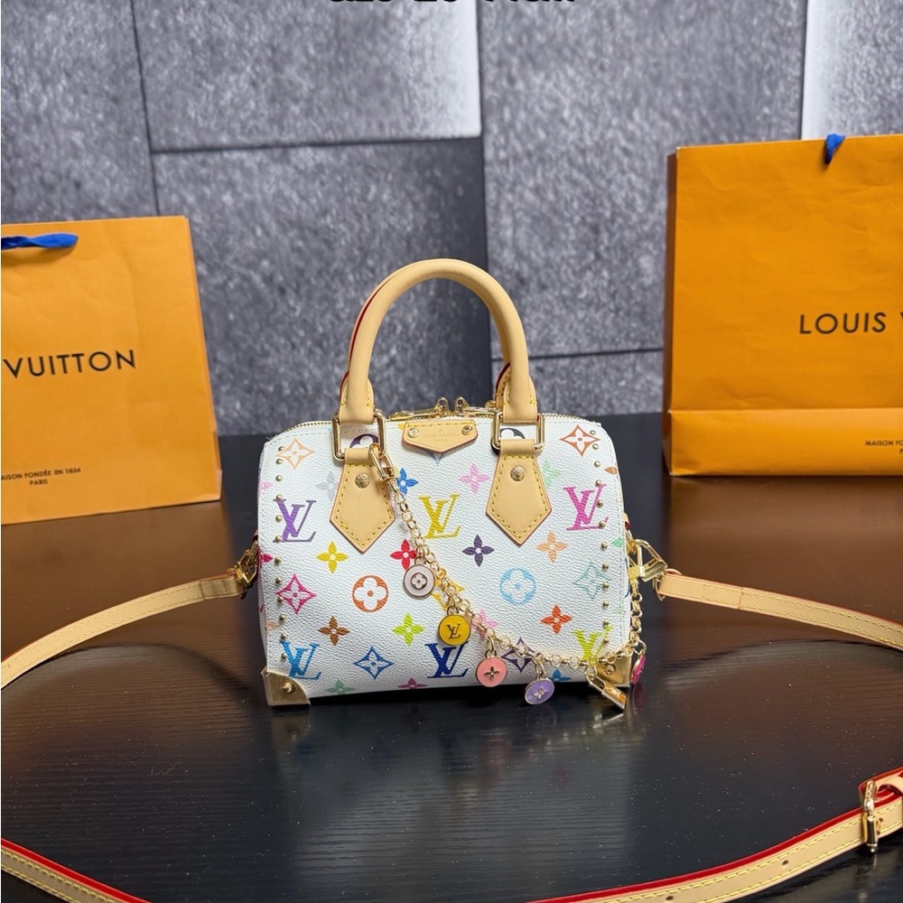 Louis Vuitton Multicolor Monogram Mini Speedy Bag… - image 6